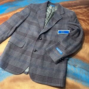 Vintage Pendleton Wool Plaid Multicolor Sport coat Blazer Made USA New western